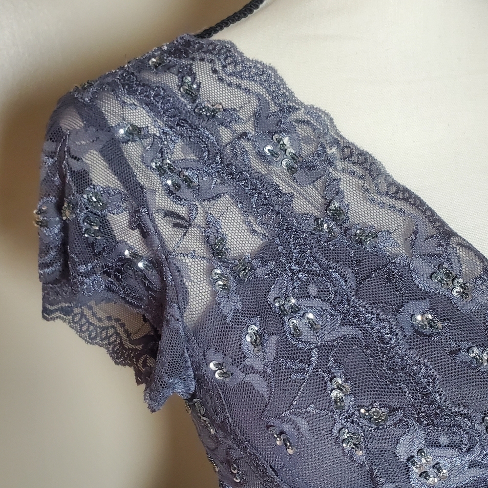 Marina Size 4 Sequin Bodycon Party Cocktail Dress - Picture 6 of 13